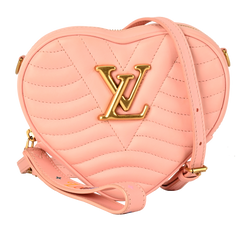New Wave Heart Crossbody, Leather, Pink, NZ0189, S, 3*